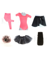 Kit ballet  rosa barbie - negro