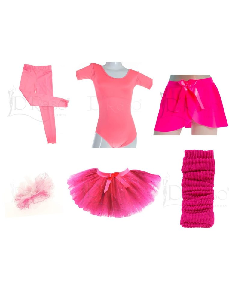 Kit ballet  rosa barbie - fucsia