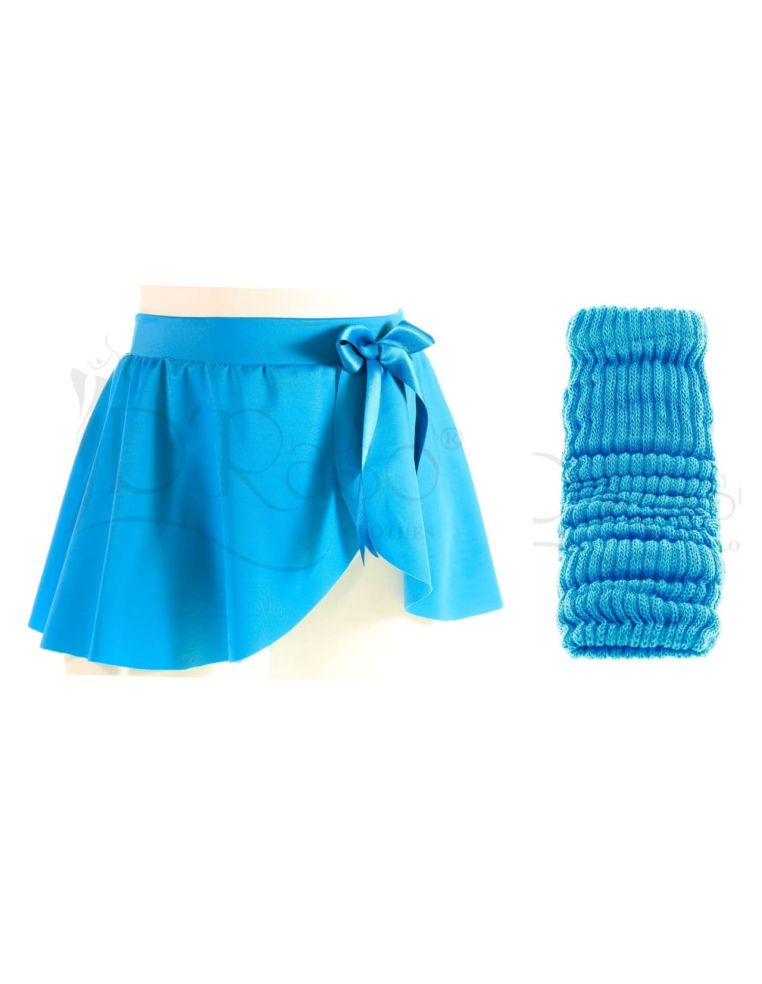 KIT FALDA + CALENTADORAS TURQUESA